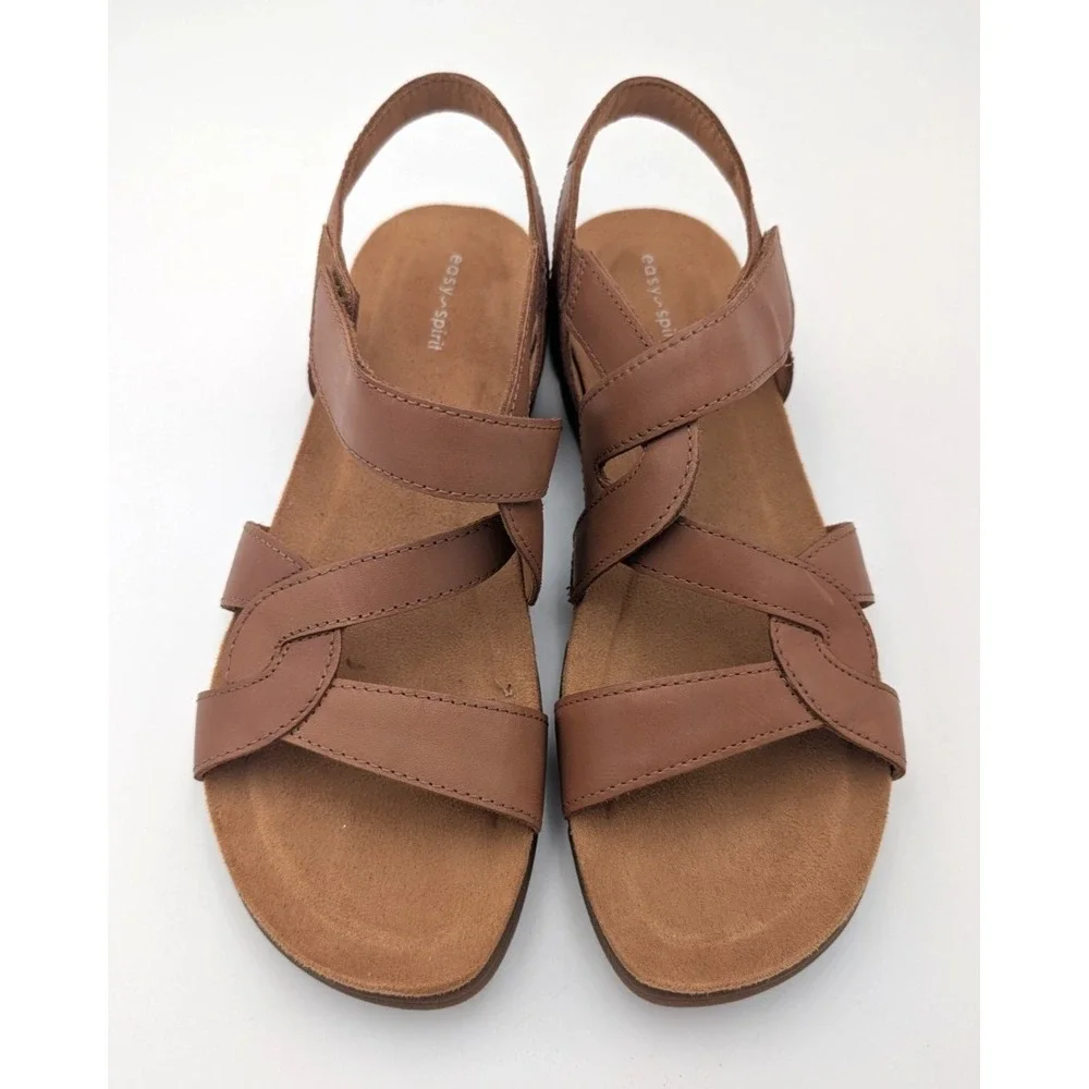 New Easy Spirit Minny Flat Women's Sandals Size 11 M Lightweight Comfort